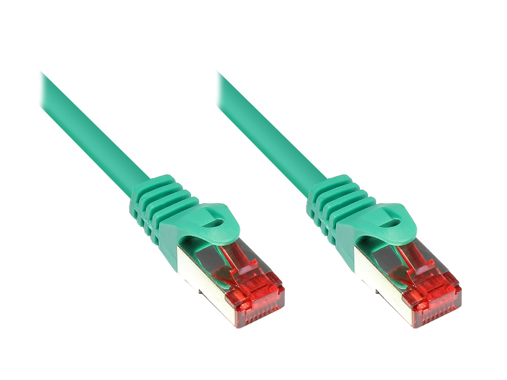 Patchkabel, Cat. 6, S/FTP, PiMF, PVC, 250MHz, gr