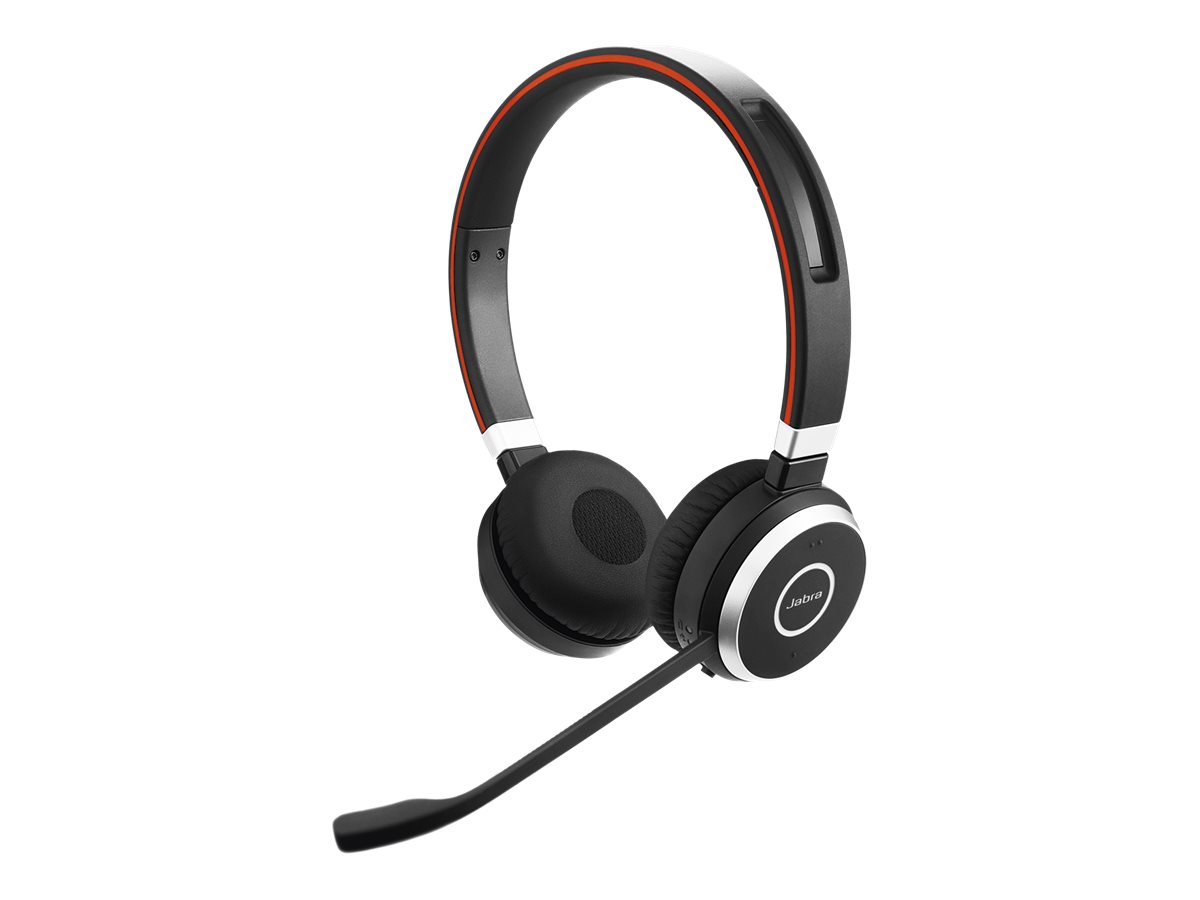 Jabra Evolve 65 SE MS Stereo inkl. Ladeständer und Bluetooth Dongle - Headset - On-Ear - Bluetooth - kabellos - USB