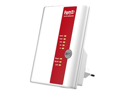 AVM FRITZ!WLAN Repeater 450E - Wi-Fi-Range-Extender - 10Mb LAN, 100Mb LAN, GigE - 802.11b/g/n - 2.4 GHz