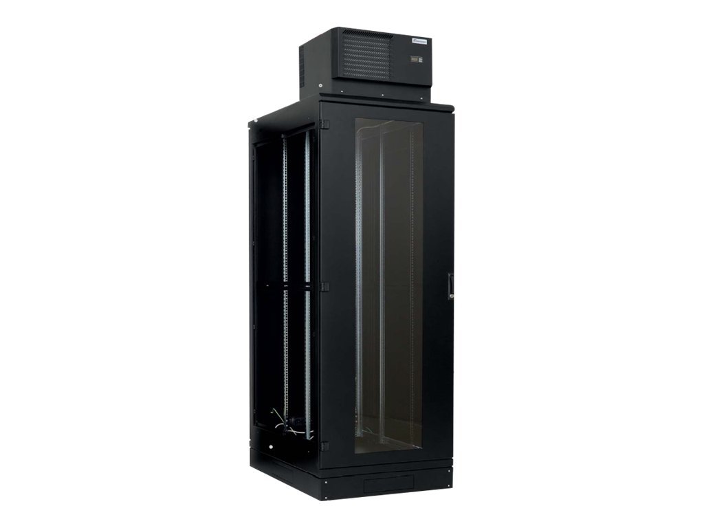 19' Serverschrank für Belastung 1300 kg,  45HE/800x800 mm, IP54,Glasstür mit Dreipunktschließung - IP54 - Triton