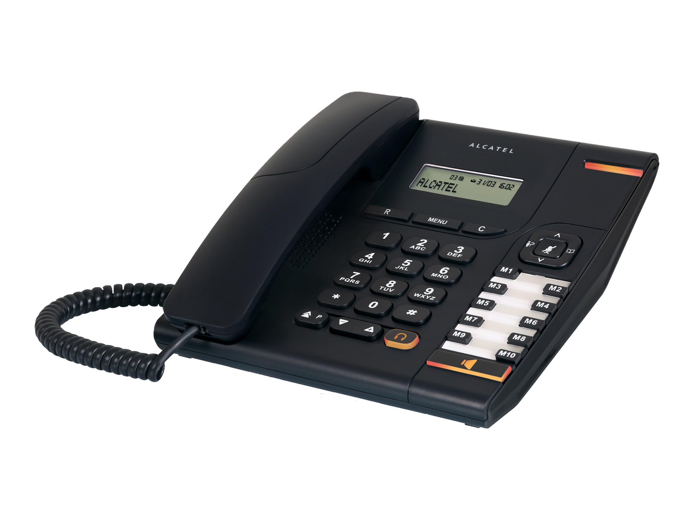 Temporis 580 schnurgebundenes Festnetztelefon (analog), schwarz Alcatel