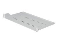 19" Fachboden gelocht, für Belastung 15 kg, 1HE/150mm  - fester Fachboden - Triton