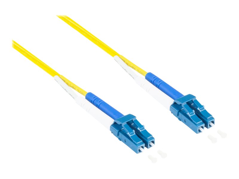 Patchkabel LWL Duplex OS2 (Singlemode, 9/125) LC/LC, LSZH, austauschbare Polarität, 2m, Good Connections®