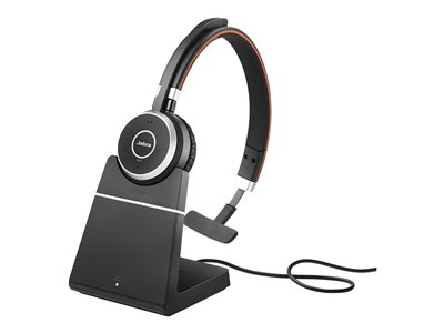 Jabra Evolve 65 SE MS Mono inkl. Ladestation und Bluetooth Dongle - Headset - On-Ear - Bluetooth - kabellos - USB