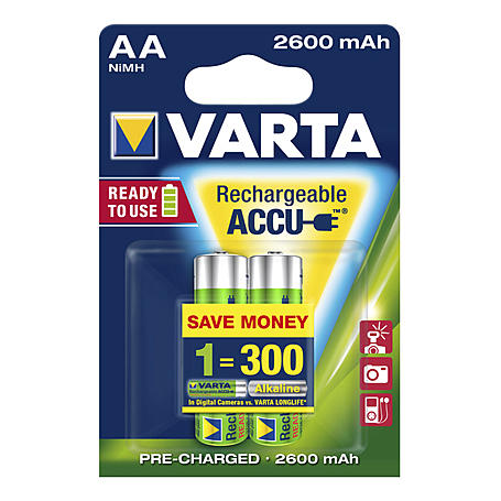 ABUS - Ersatzakku 1,2 V AA 2300 mA (2er-Pack)
