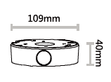 Anschlussbox für I4 Bullet Kamera, DAI Fix Dome Kamera Provision ISR